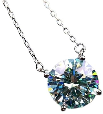 11mm d moissanite silverhalsband passerat s925 smycken kvinnors bröllop