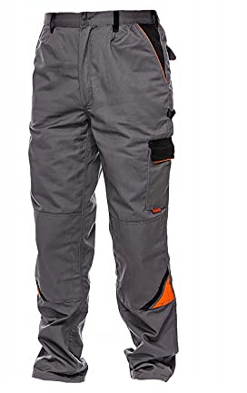 Artmas Artmas Herren Arbeitshose Hose Grau 56