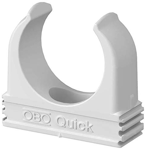 OBO Quickschelle 2955 F M20, reinweiß, flammwidrig, 100 Stück