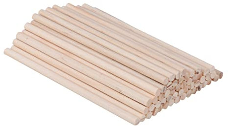 BESPORTBLE 100stücke Holzstangen Rund Aus Kiefernholz Für Bastelarbeiten Für Diy-projekte Und Holzmodellbau