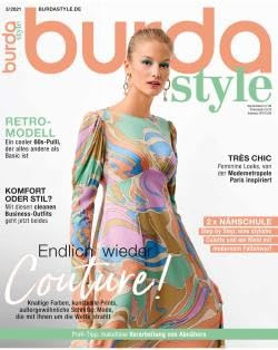 burda style Nähmagazin: März-Ausgabe [2021-03], Schnittmuster ideal geeignet für Anfänger und Näherfahrene