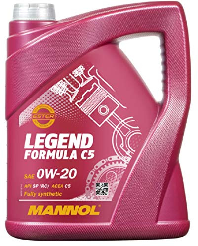 Mannol Legend Formula C5 0W20 C5 Fully Synthetic Ester Engine Oil, RBS0-2AE, 5 litres