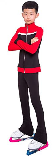 LIUHUO Herren Skating Anzug Set Vier Farben Eiskunstlauf Fleece Jacke