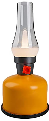 Lampada A Petrolio Lampada A Cherosene Ricaricabile LED Retro Luci da Campeggio, Luci Mobili per Illuminazione, Luci D'Atmosfera, Luci da Campeggio per La Casa, Luci da Tenda Lanterna A Cherosene