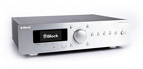 BLOCK VR-120 Verstärker mit Radio, Streamer, Spotify, Silver