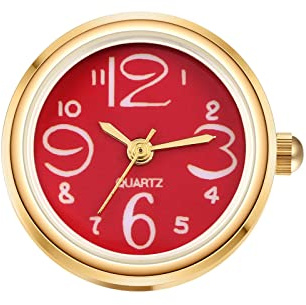 JewelryWe Ringuhr Fingeruhr Damen Ultradünn Rund Analog Quarz Ring Uhr Verstellbare Fingerringuhr Uhrenring mit Digital Zifferblatt