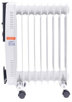 Marco Paul 9 Fin 2kw Portable Electric Oil Filled Radiator - Electric Radiators Free Standing With Adjustable Thermostat And Heat Protection - Energy Efficient Oil Filled Heater For Home Use