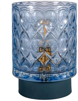 Pauleen Paulmann 48313 LED Mobile Tischleuchte Chic Glamour Timer Batterie Ice blue Tischlampe
