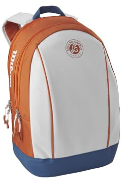 Zaino da Tennis Wilson Roland Garros Junior, Fino a 2 Racchette da Tennis, Per Bambini e Ragazzi