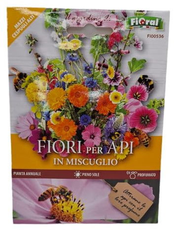 SEMI FIORI PROFESSIONALI ATTRATTIVI API MELLIFERI GIARDINO AIUOLE SEEDS GRAINES f