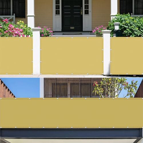 Tela de Sombra para Plantas 220 x 420 cm Impermeable a Prueba de Viento Protección UV Malla Sombra con Ojales Sombreo Toldo Vela con Ojales y Cuerdas de Fijación para Patio, Color Crema