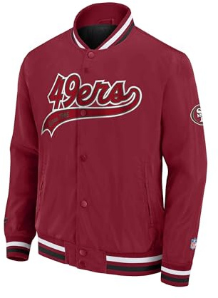 San Francisco 49ers NFL Sateen College Jacke