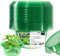 IKSAMY Lot de 20 colliers anti-limaces et escargots - Protection contre les escargots - Sans poison - En plastique - Pour plantes et jardin - Vert
