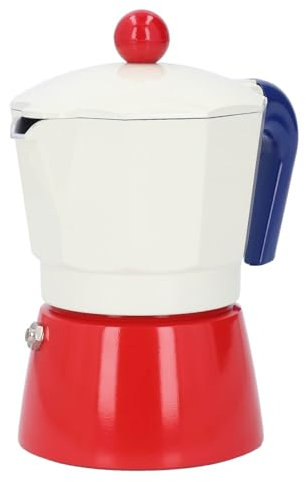 3 Tasses 150 Ml Pot de Moka en Aluminium, Fabricant d'expresso de Cuisinière, Cafetière Italienne Classique, Percolateur de café Cubain Manuel, Cafetière Mocha Italienne et Cubaine pour la Maison,