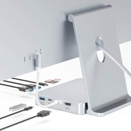 Hub USB C per iMac 24 pollici 2021/2023/2024, hub USB 8 in 1 iMac, con USB A/C 3.2 10 Gbps, SD/TF, HDMI iMacM1 M3 M4 Dock Accessori