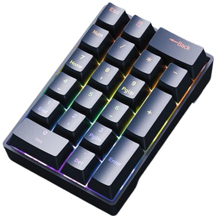 Tastierino Numerico con Cavo,Dispositivo Meccanico Portatile | Tastierino Numerico con Plug-in per Computer - per PC Desktop Notebook Accountanti Analisti Finanziari Programmatori Contabili