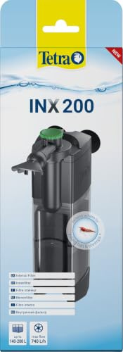 Tetra INX 200 Aquarium Innenfilter, für Aquarien mit 140 bis 200 Liter | Filter für klares und gesundes Wasser | mechanische und biologische Filterung | leistungsstark und leise