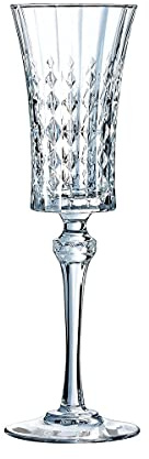ECLAT L9742 6 Sektflöten 15 Cl-Lady Diamond, 0.15 Liter, transparent