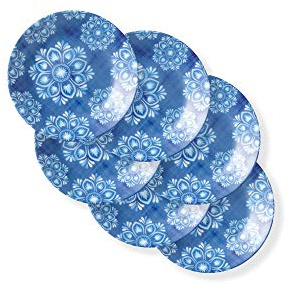 Corelle Chip Resistant Appetizer Plates, 6-Piece, Lisbon Terrace