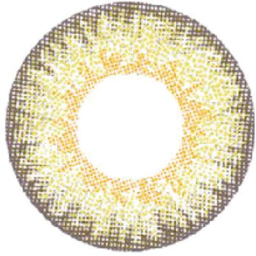 Matlens – EOS Farbige Kontaktlinsen ohne Stärke Big eyes braun hazel S307 2 Linsen 1 Kontaktlinsenbehälter 1 Pflegemittel 50ml