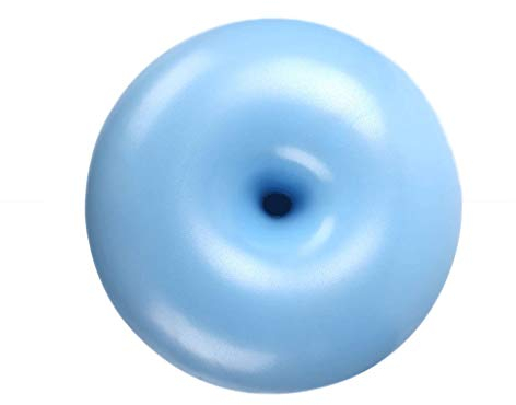 Umerk Gymnastikball Übung Yoga-Kugel Donut Ball nicht Beleg Fitness, Pilates, Therapie, Büro Ball Chair, Klassenzimmer Flexible Sitz 55cm (Color : Purple)