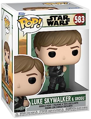 Funko POP! Star Wars: The Book of Boba Fett - Luke Skywalker (Training) | Offizielles Sci-Fi Merch - Vinyl Sammelfigur als Regal Deko - Geschenkidee zum Geburtstag für Fans und Sammler