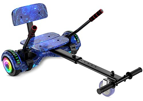 SISIGAD Hoverkart, Hoverboard Sedile Attacco Hoverboard Regolabile Hoverboard Accessori Per Hoverboard Go Kart, Compatibile con Hoverboard 16,5 cm/8/10 (Hoverboard Non Incluso)
