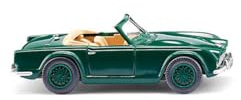 Wiking 081506 Triumph TR4 Cabriolet Ouvert Vert Mousse Voie H0 1:87