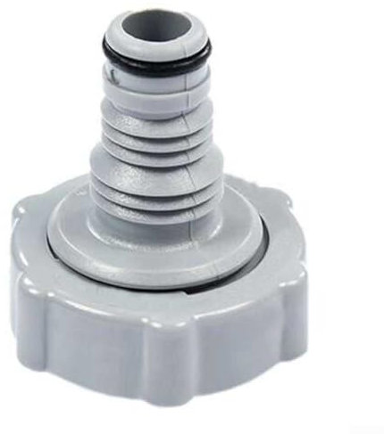 P6H1419 Drain Valve, Replacement Of Hose Fittings Pool Hose Fittings With Collar, Water Tank Hose Adapter For Drainage(2pcs)