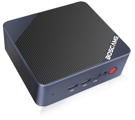 BOSGAME B95 Mini PC Intel 12th N95 Mini Computadoras Equipadas 16GB RAM 512GB SSD, Triple HDMI+Tipo-C Soporte Triple Monitores, Mini Computadoras de Bajo Consumo, Servicio a Domicilio, HTPC…