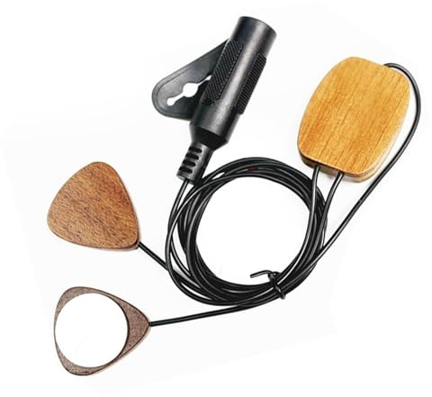 Tonabnehmer Akustik Guqin Tonabnehmer Für Konzertgitarre Ukulele Akustik-Tonabnehmer(Rubber)
