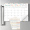 Koncci Fridge Calendar 2025, Magnetic Calendar for Fridge, 18 Monthly July 2025 - December 2026, for Family Planning and Easy Organizing your life (32.5 x 24cm)