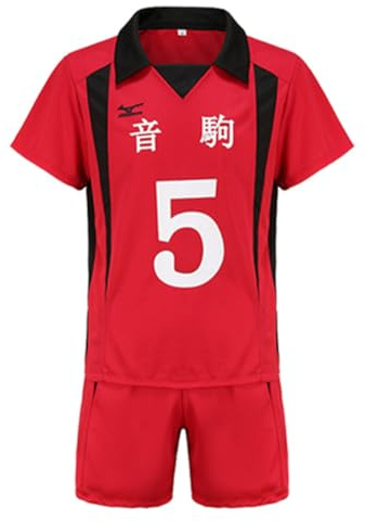 Jilijia Anime Haikyuu!! Cosplay Kostüm Sportbekleidung Trikots Oikawa Tooru Cosplay Volleyball Trainingsuniform Komplettes Set Halloween Party Dress Up Anzug, Kozume Kenma, M