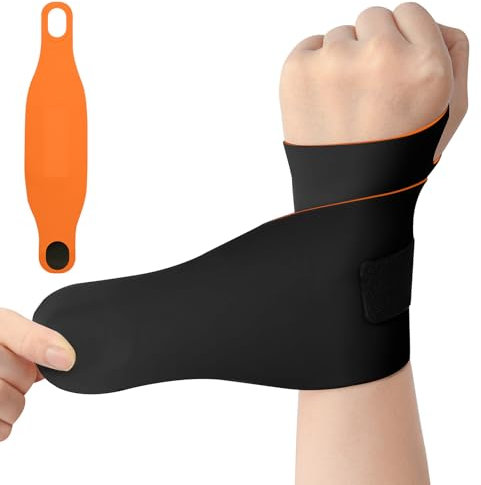 AOOWU Tutore Polso, Traspirante e Regolabile Fascia da Polso, Supporto Polso per Sollievo Dal Dolore, Elastica Ultra Sottile Polsiera per Tunnel Carpale, Slogature, Tendinite e Artrite Unisex