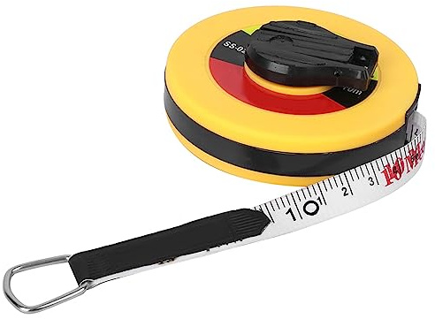 30m Glasfaser Ma band f r pr zise Standortmessung kompaktes weiches Lineal ideales Messwerkzeug f r Bauvermessungen robust 10cm