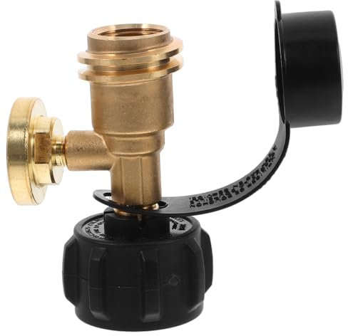 Yardwe Manometro per Serbatoio Indicatore Gas Raccordo Adattatore per Tubo Flessibile Rilevatore di Perdite del Cilindro Misuratore di Pressione del Gas