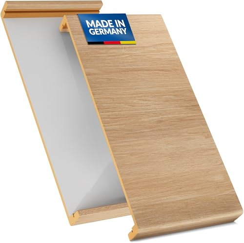 Treppenstufen mit U-Profil [LED-kompatibel] Renovierungsstufen für die Treppe, Laminat-Stufen, Trittstufen teilbar | Treppen-Verkleidung innen, für moderne Einrichtung (Highland Oak, 920 x 670 mm)