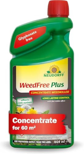WeedFree Plus Spray, Weed and Moss Control Solution (2x Weedfree Plus Concentrated Weedkiller, 1020ml)