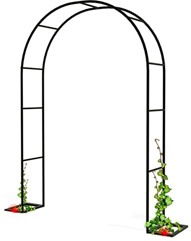 Arche de Jardin en métal - Cadre de Rosier Solide pour Plantes grimpantes, Support de Treillis résistant aux intempéries pour Jardins, décoration extérieure, tonnelles pour hôtels et terrass