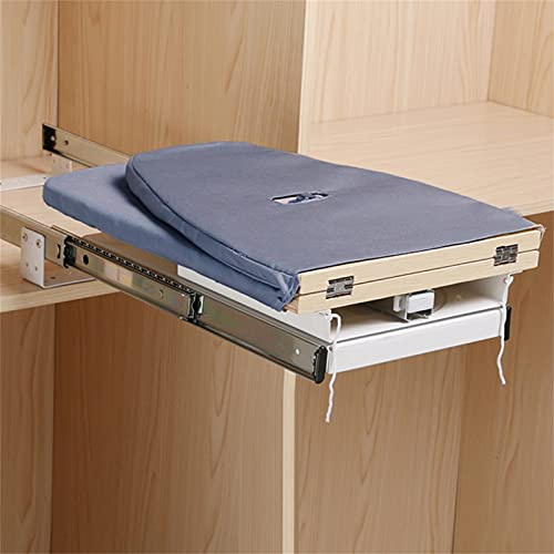 Tabla de planchar retráctil para montar en la pared, plegable, extraíble, para guardar