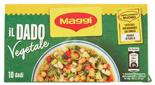 Maggi Dado Gusto Vegetale Preparato Per Brodo Vegetale 100G (10 Dadi)'