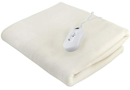 ISO TRADE 4597 - Coperta riscaldante, 150 x 80 cm, con 3 livelli di riscaldamento, 60 W, in poliestere, lavabile