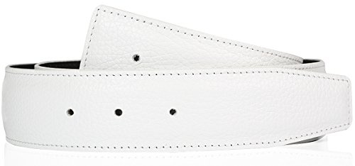 Exklusiver Hochwertiger Herren & Damen Echtleder Wendegürtel in Weiß 31mm Gürtel