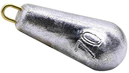 CZ-XING 10 Aparejos de Pesca - Pesos de Plomada Para Mar y Costa - Surf Ferry Pesas (Gotas de Agua - 70 g)