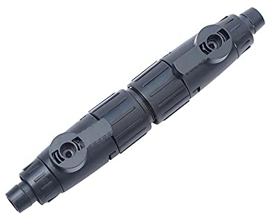 NA Aquarium-Wasser-Rohrverbinder für Verbinden mit unterschiedlicher Größe Wasserschlauch und -Steuerung Wasserstrom Aquariumfilterzubehör,12mm to 12mm