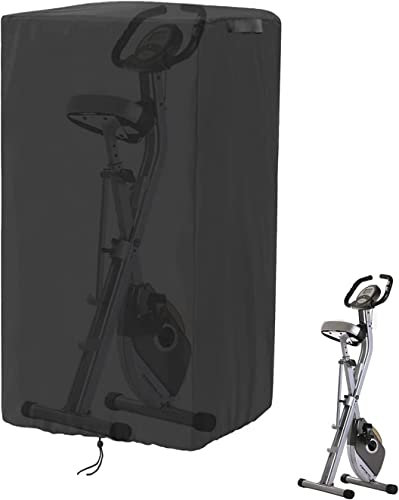 Exercise Bike Cover - Onlyme Folding Exercise Bike Covers for Home Use, Waterproof Dustproof Protective for Indoor Fitness Equipment