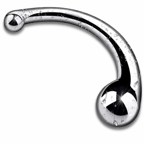 Pure G Spot Metal Wand Anal Prostate Massage Stick Polished Steel Massager Hard Dildo 492.7 G