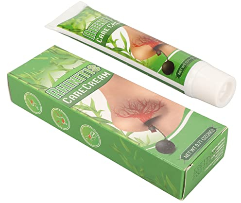 Crema Per La Cura della Rinite, Crema Per La Cura della Rinite Nasale Sollievo Dall'allergia Ammorbidire Lo Sporco Effetto Istantaneo Estratto di Erbe Crema Per Il Naso Chiuso 20g