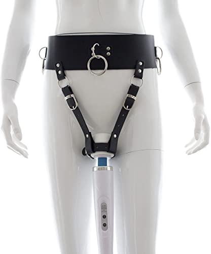 COOFINE Bondage Restraints, (Wand Or Vibrator Not Included) Forced Vibrator Wand Belt Strap Harness Holder Tie for Women Adjustable, Adult Sex Toys for Couple