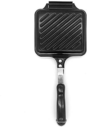 OQHAIR Casserole Sandwich Maker Fer Pain Toast Petit Déjeuner Machine Gaufre Crêpe Cuisson Barbecue Four Moule Grill Double Face Poêle À Frire Pot